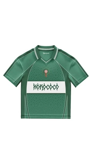 Green football shirt displayed in the reel cover.